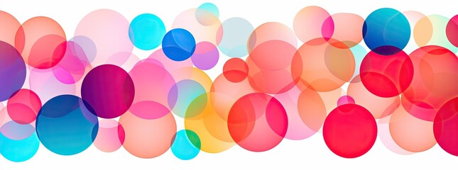 rainbow circles in different colors, in the style of contemporary candy-coated, abstraction