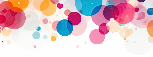 rainbow circles in different colors, in the style of contemporary candy-coated, abstraction