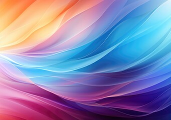 Obraz premium Holographic gradient neon illustration. Fashionable pastel rainbow unicorn background. Hologram colors liquid background. Translucent gradient neon holographic backdrop shimmer print. ai gnerative