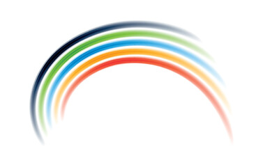 Fototapeta premium A vibrant and playful design featuring rainbow-color lines arranged in a dynamic composition, perfect for adding a pop of color to any project