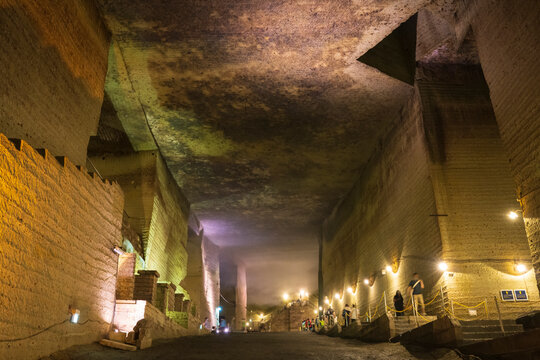 Ruins of Oya Stone Mining Site, Japan,Tochigi Prefecture,Utsunomiya shi