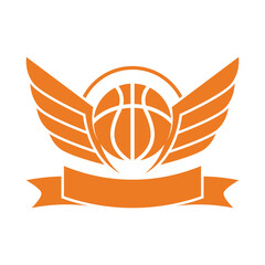 Basketball logo template icon design