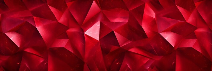 Ruby Crystal Creative Abstract Photorealistic Texture. Screen Wallpaper. Digiral Art. Abstract Bright Surface Background. Ai Generated Vibrant Texture Pattern.