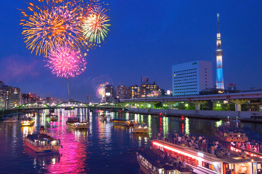 Sumida River Fireworks Festival, Japan