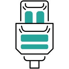 USB Type A Cable Icon