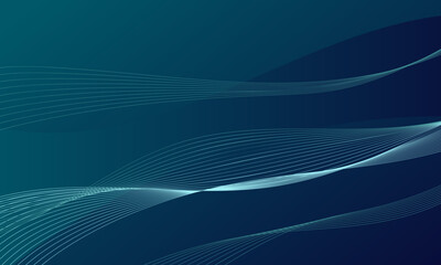 green lines curves waves soft gradient abstract background