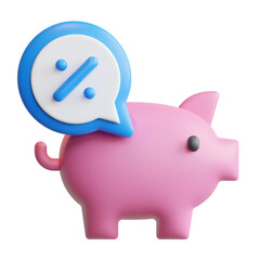 3d Economy concept high quality render icon