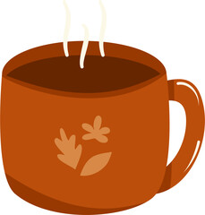Hot Coffee Illustration