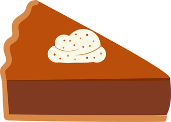 Pumpkin Pie Illustration
