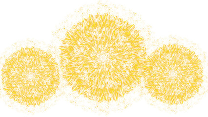 Firework illustration isolated on white