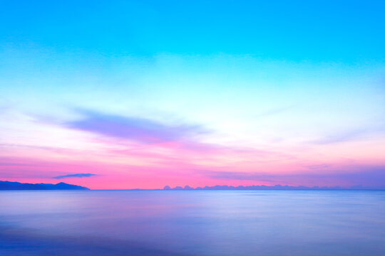 Morning sea, Japan,Mie Prefecture,Minamimuro District, Mie