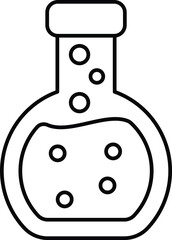flask line icon desgn style 