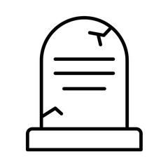 gravestone Halloween Icon