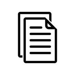 Paper Sheet Icon Vector Symbol Design Illustration EPS 10