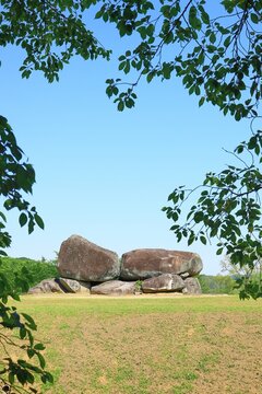 Ishibutai ancient tomb, Japan,Nara Prefecture,Takaichi District, Nara,Asuka, Nara