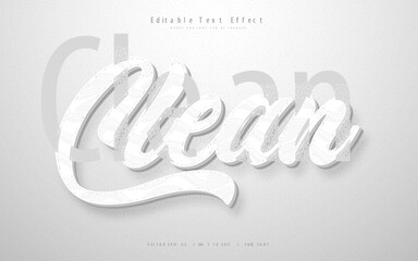 Editable 3d text effect styles