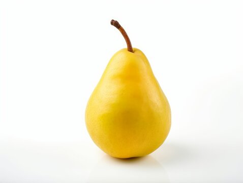 a pear fruit isolated on a white background