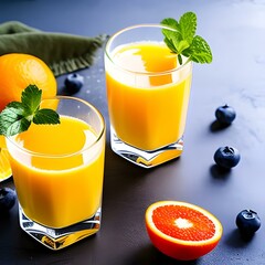 オシャレ フルーツ オレンジジュース みかん I