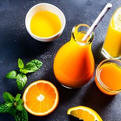 オシャレ フルーツ オレンジジュース みかん C