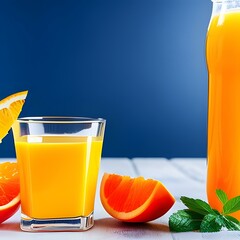 オシャレ フルーツ オレンジジュース みかん H