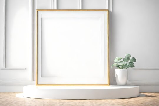 frame on the wall 4k HD quality photo. 