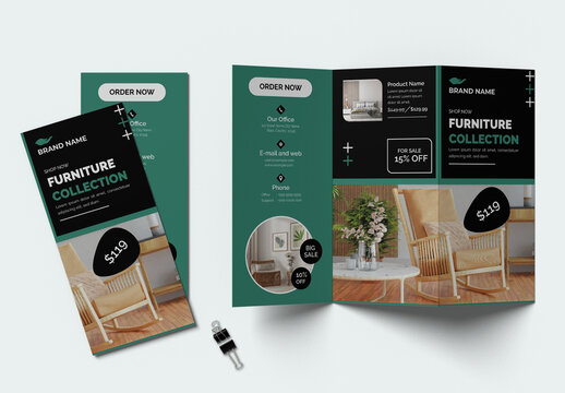 Furniture Trifold Brochure Design