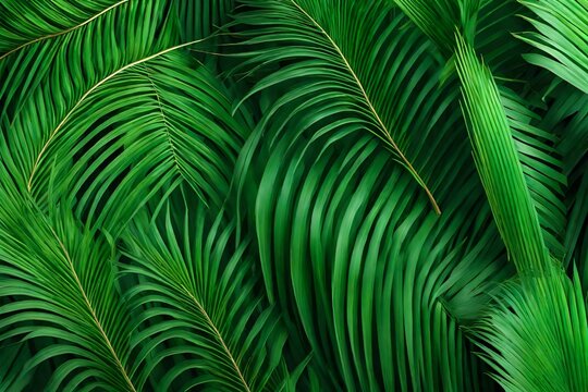 palm leaves background 4k HD quality photo. 