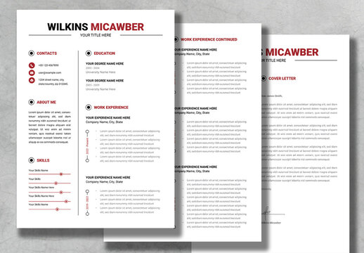 Black & White Resume