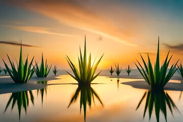 Aloe Vera plants