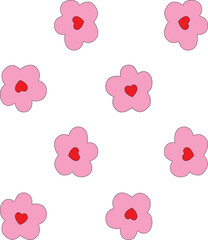 Floral seamless patterns. Vector design for paper, cover, fabric, interior decor and other users EPS 10