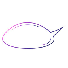 Gradient Outline Speech Bubble