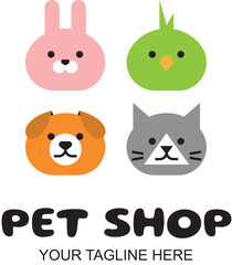 Vector Pet Shop or Pet Care Logo