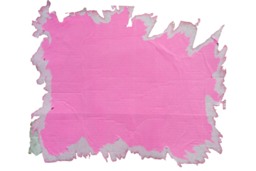 Peeled pink poster paper