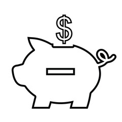 Remove savings, decrease, extract money icon