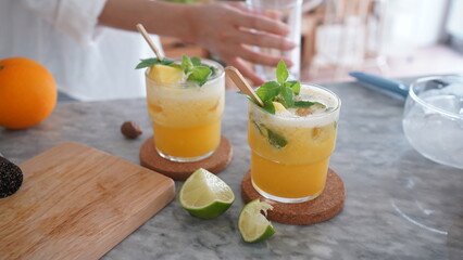 mocktail pineapple cocktail
