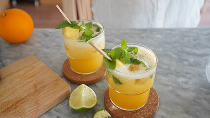 mocktail pineapple cocktail