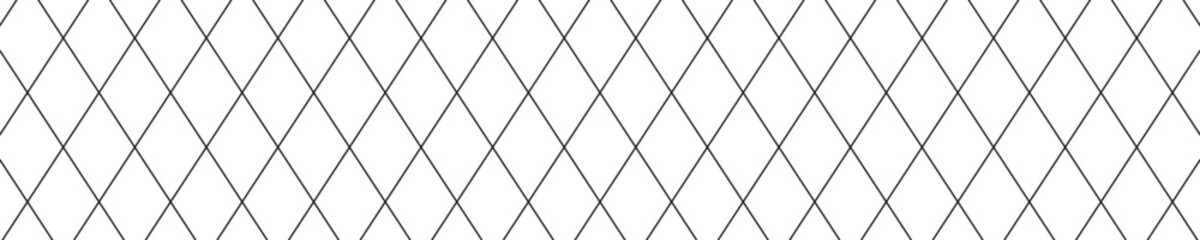 Rhombus tile seamless pattern. Pavement diamond mosaic surface. Bathroom, shower or toilet ceramic wall or floor texture. Kitchen backsplash background. Vector outline illustration
