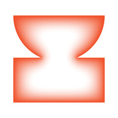 Inner glow abstract shape