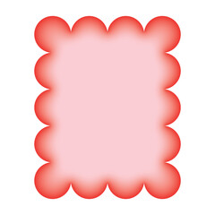 Inner glow abstract shape