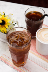cup of coffee and drink 