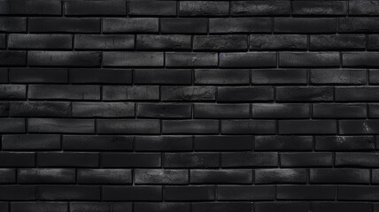 black brick wall, background, vintage wall texture, blank with copy space
