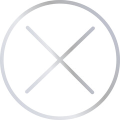 silver cross icon