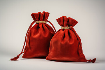 Red Velvet Jewelry Storage Bags