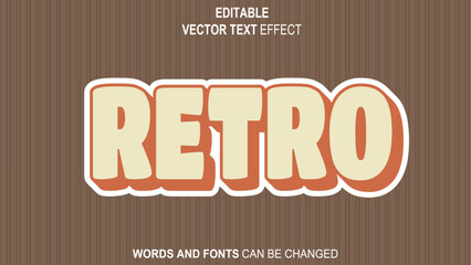 Retro Text Effect
