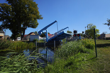 Zerpenschleuse am Finowkanal (Finow canal) district of Barnim in the state of Brandenburg - Germany