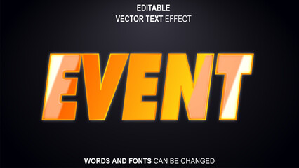 Event Text Effect