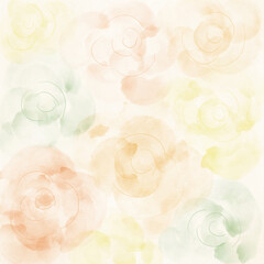 Rose watercolor background