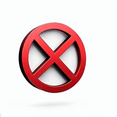 Creaative Illustration forbidden sign no entry prohibited logo 