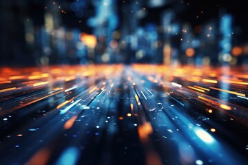 Cyber innovation technology background. Generative AI