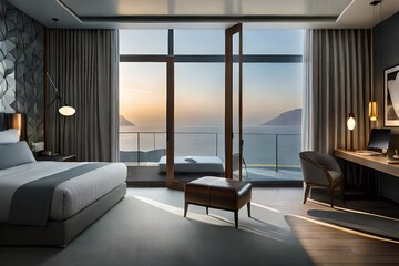 luxury hotel room